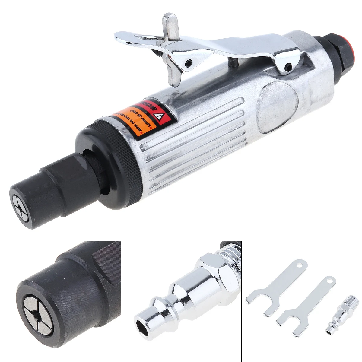 

1/4" 25000RPM Straight Shank Collet Pneumatic Grinding Machine Air Die Grinder for Various Molds / Grinding / Polishing