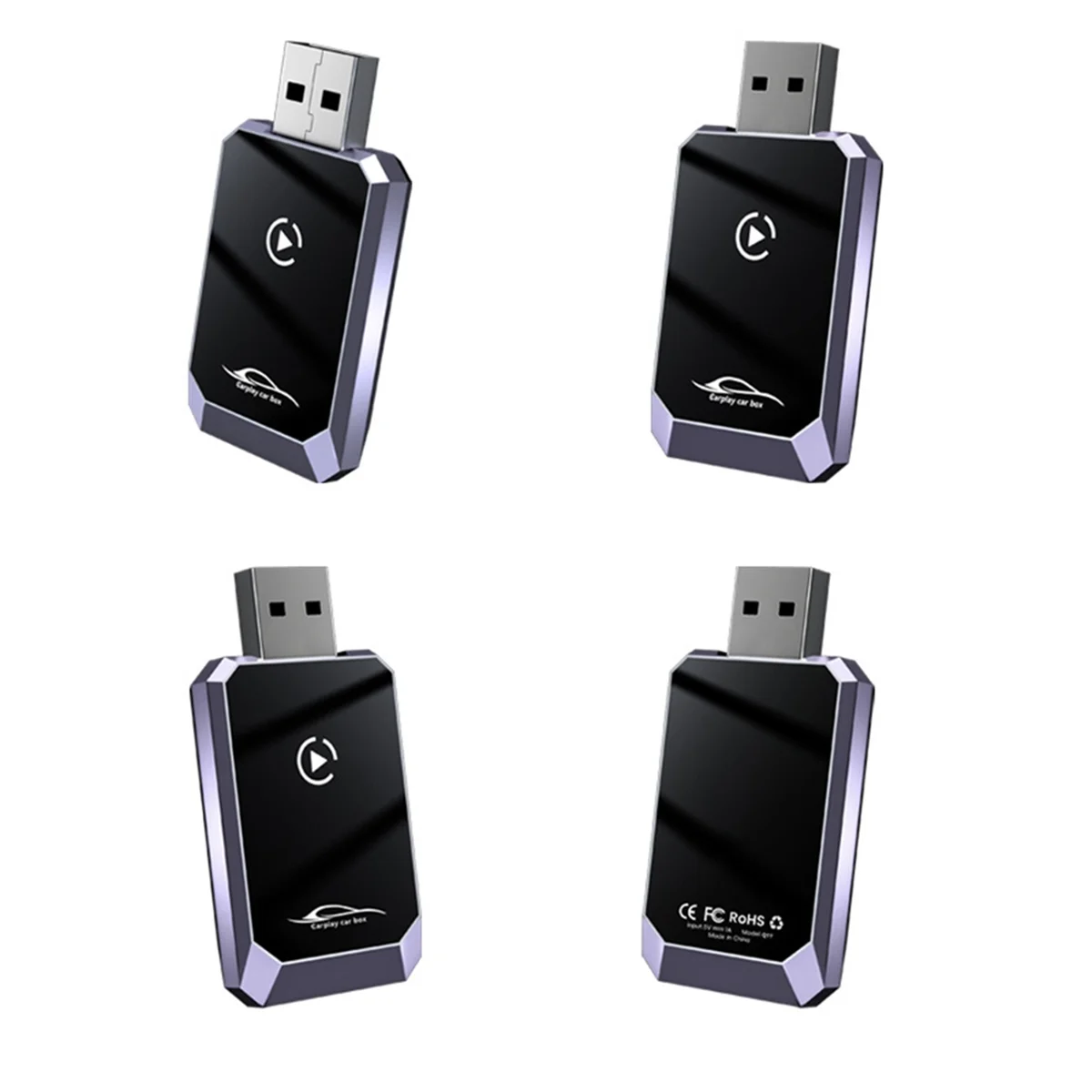 

Розничная торговля! Беспроводной адаптер CarPlay 2 в 1, Android Auto Smart Dongle, Wi-Fi, конвертер Plug & Play, проводной Android Auto в беспроводе