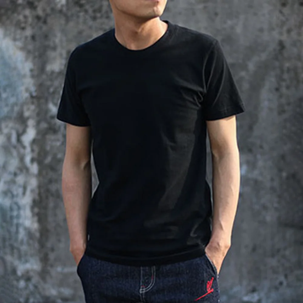 Men's Basic Crew Neck Short Sleeve T-Shirt - alternate angle