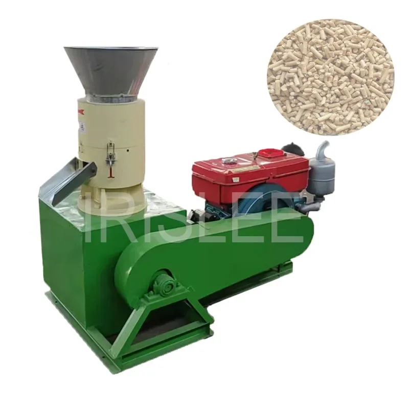 

Pellet Press Animal Feed Wood Pellet Mill Biomass Pellet Machine 60-80kg/h