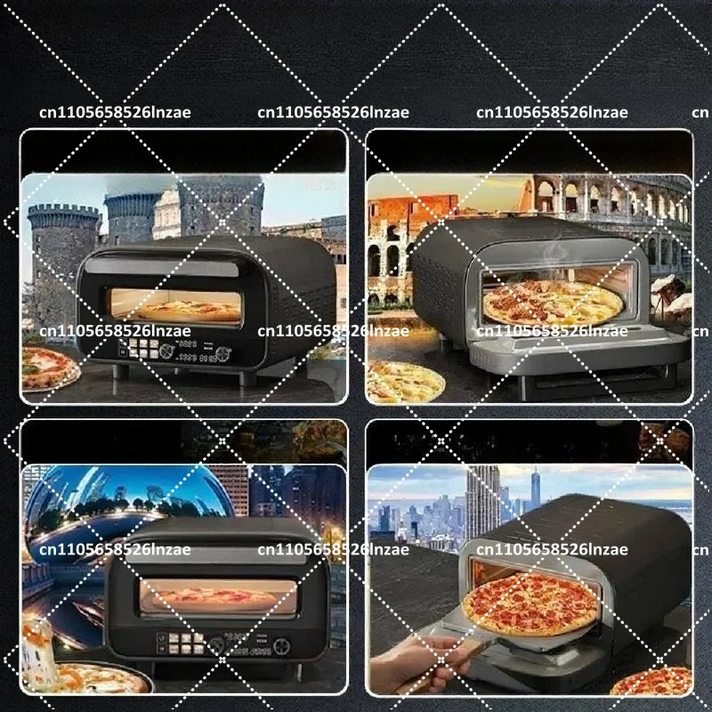 Pizza Oven 1700W Large Capacity Electric Oven for Home Baking, Multifunctional Countertop Cooker