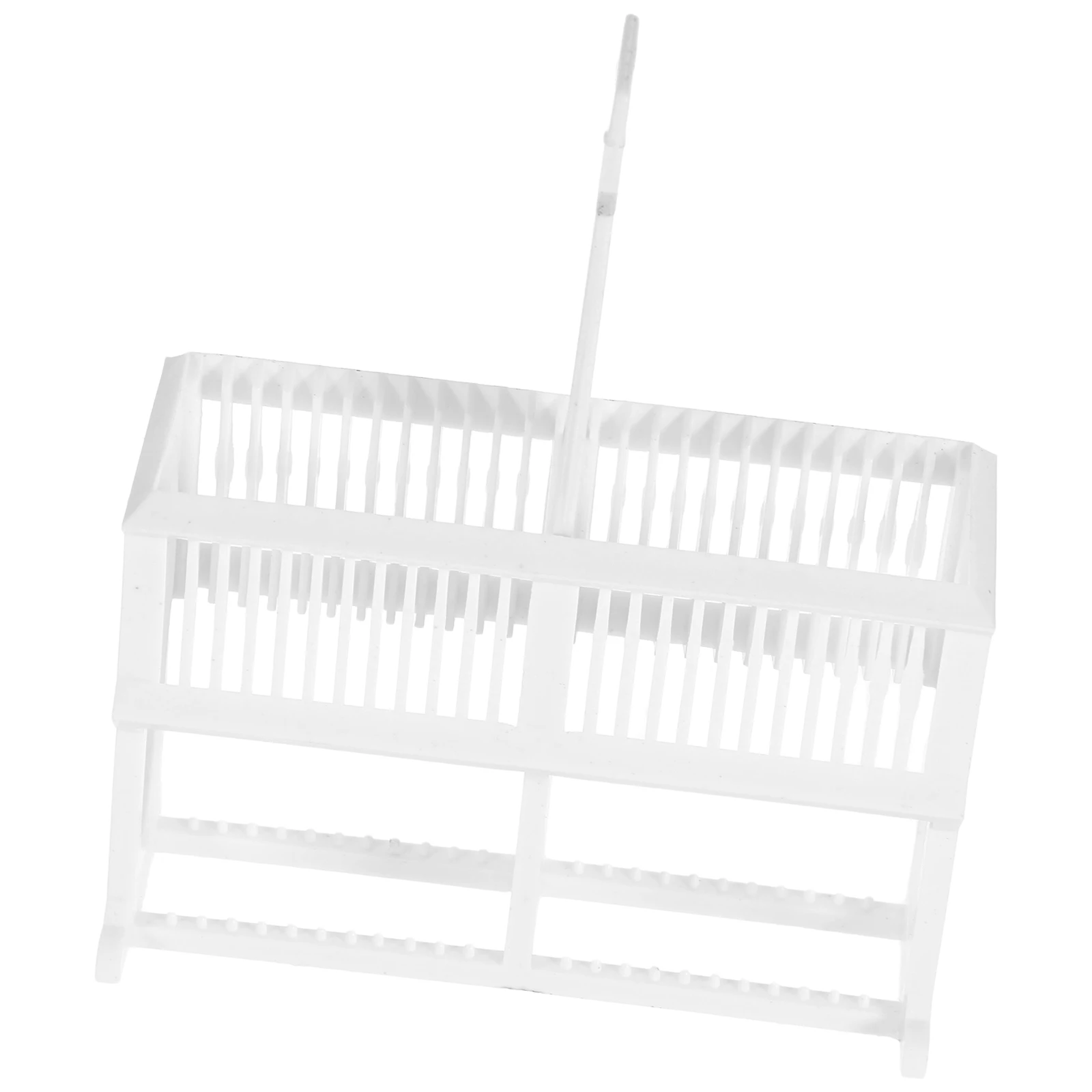

Microscope Holder Plastic Staining Rack Laboratory Storage Experimental Microscope Slides Staining Holder Teaching