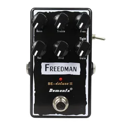 Demonfx BE-Deluxe II High Quality Guitar Effect Pedal Overdrive Distortion With True Bypass