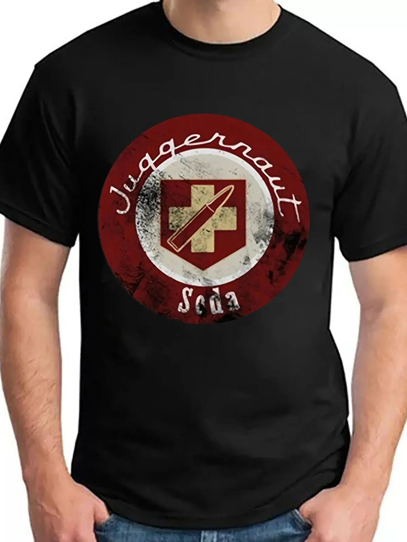 

2017 Juggernaut Soda Zombies Video Men's Cropped Man Clothing Gym Clothing Men Funny T-Shirts Men's T-Shirts Printed AMK09230