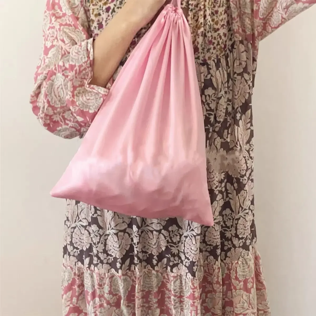 Pink Silky Sation Soft Package Bags Gifts Bags Briefs Pack Light Weight