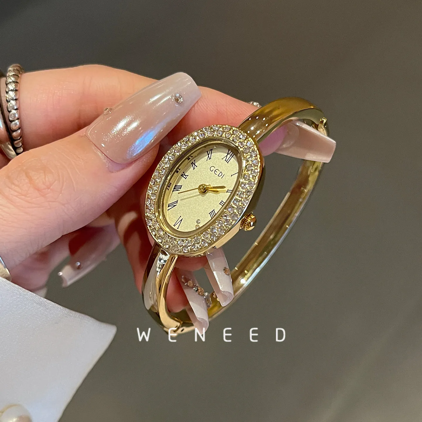 

Новое поступление 2026, женские часы-браслет, элитные, простые и элегантные, роскошные женские часы, уникальные часы