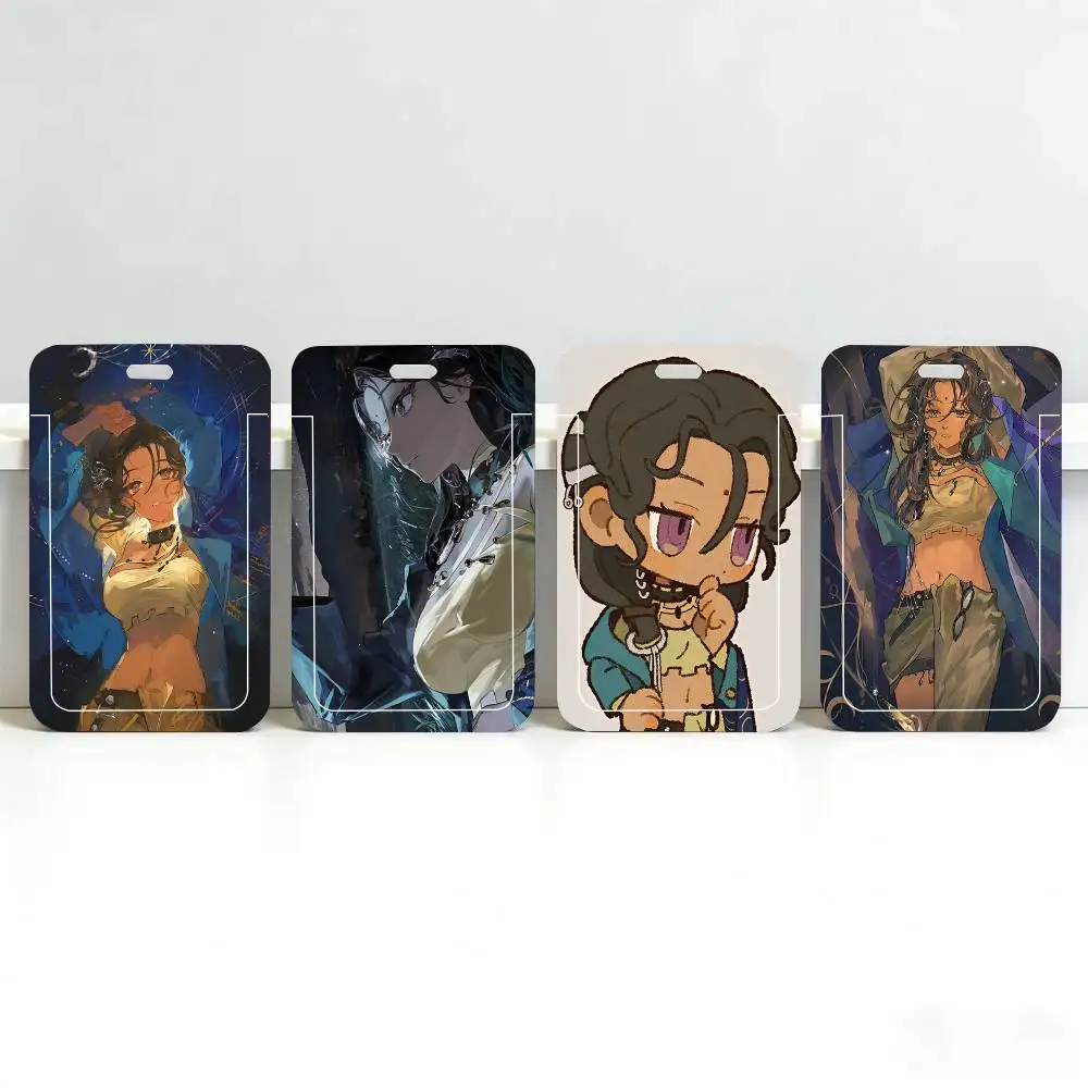 

Черный шнурок-держатель для карт Black Dwarf Anime Reverse 1999 для студенческих карт питания и удостоверений личности, для школы