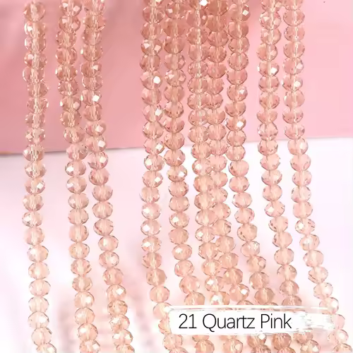 2mm 4mm 6mm 8mm Rondelle Austria Crystal Beads Faceted Glass Beads Loose Spacer Beads for DIY Bracelet Garment Making - Image 50