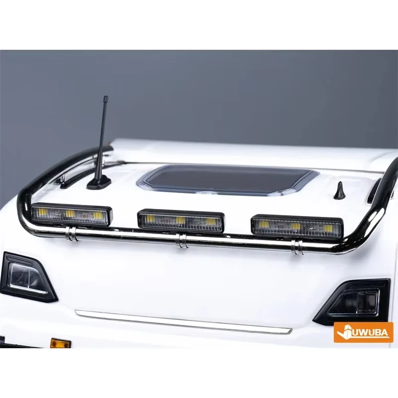 Roof LED 3V Lights Rectangular Spotlight Lamp CFD-C30 for 1/14 Tamiya RC SCANIA 770S R620 VOLVOO BENZ Arocs MANN TGX Toy Parts