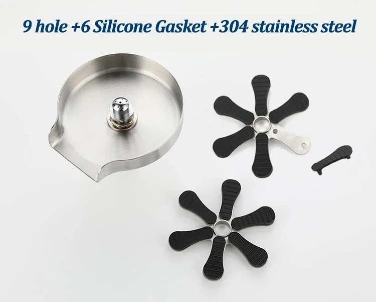 Automatischer Edelstahl-Drucksprühreiniger für Tassen, Küchenspüle, Glasbecher, Reinigungsarmatur, Bar-Spülgerät, Kaffeekanne – Detail 4