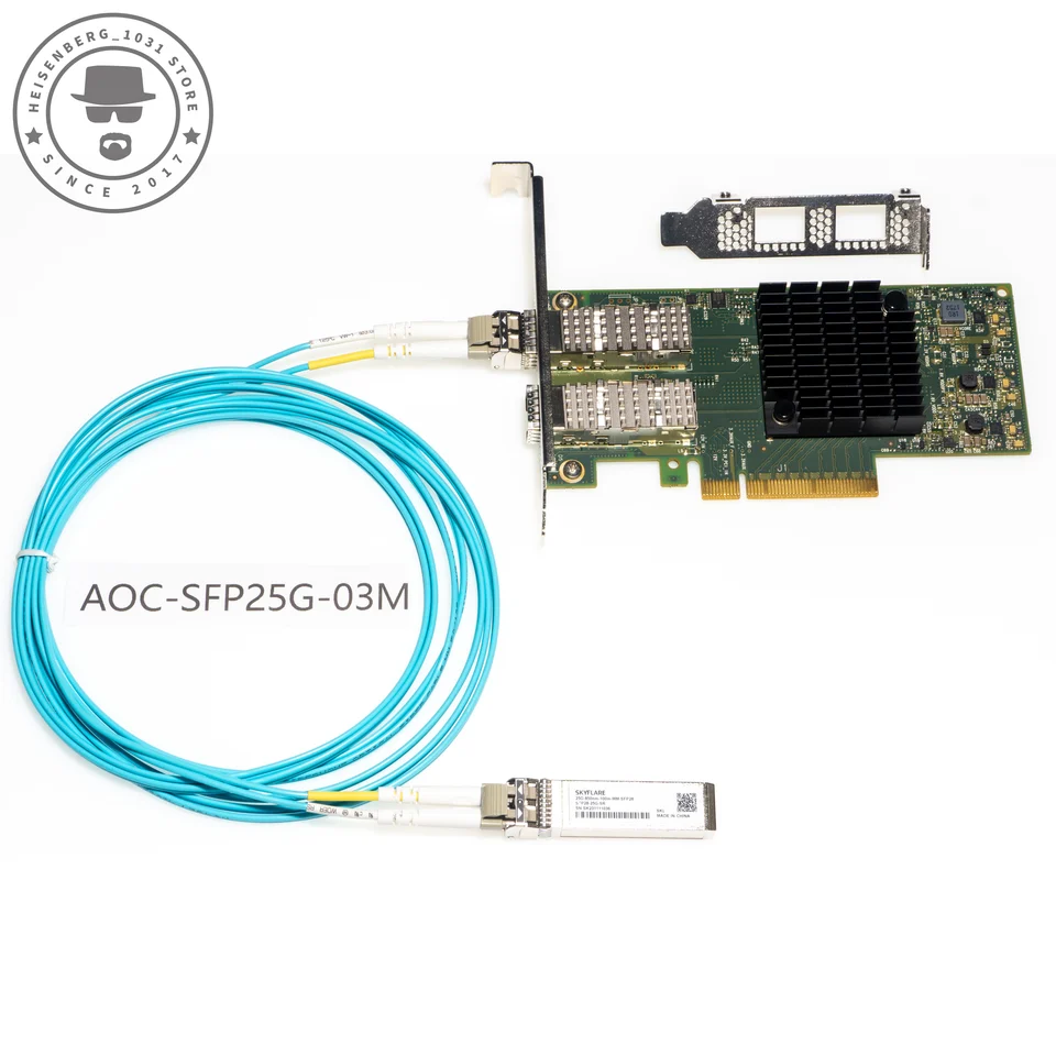 Mellanox MCX4121A-ACAT CX4 10/25Gb 2-Ports RDMA NIC PCIe3.0 SFP28