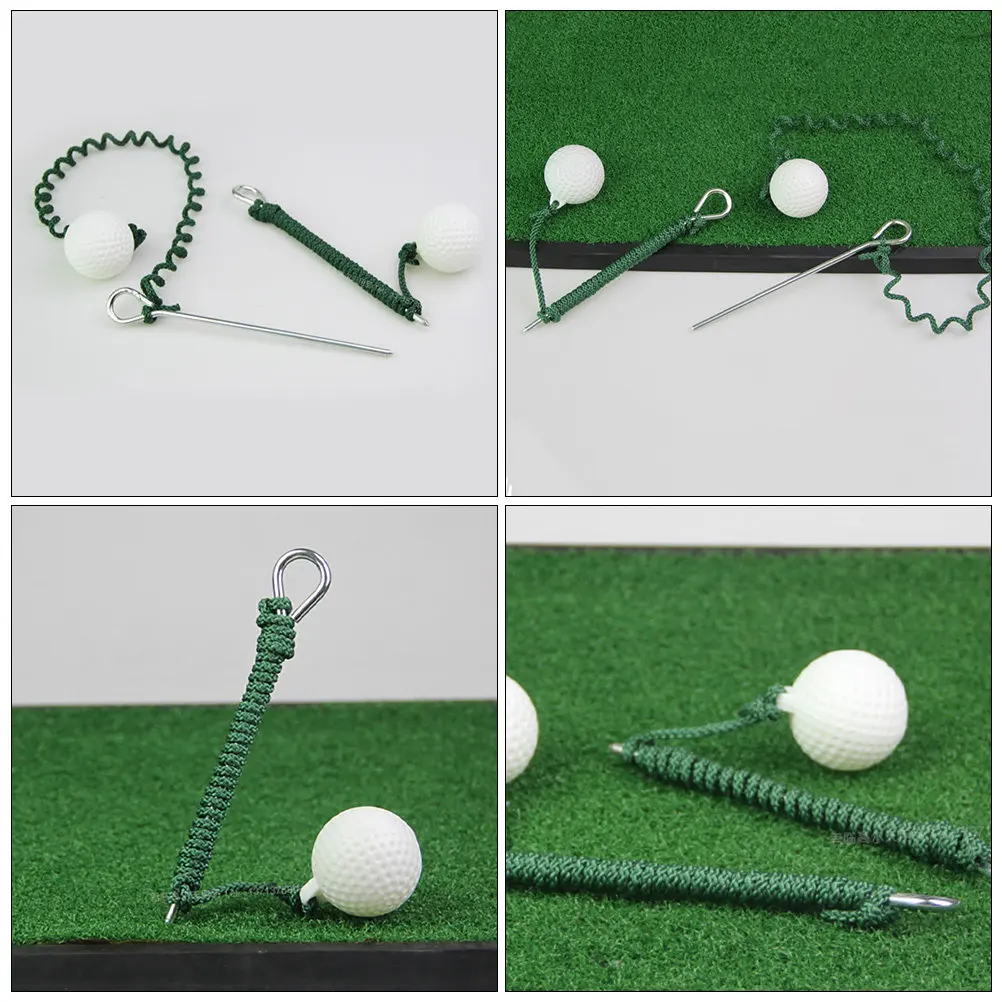 

Тренажер для гольфа с мячом на веревке: устройство для отработки свинга с прямой видимостью траектории мяча, идеальный инструмент для начинающих.