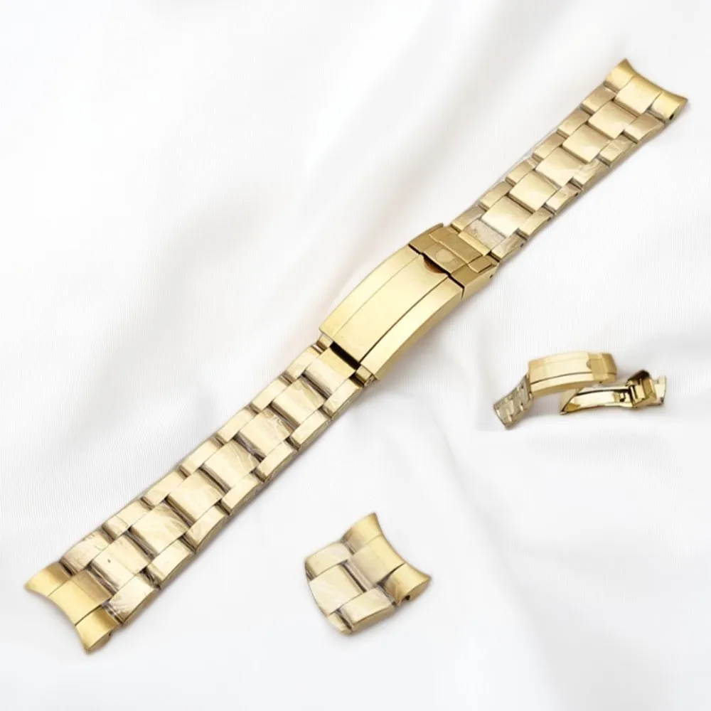 Складная пряжка, полностью стальной ремешок 20 мм для мужских часов Daytona, аксессуары для модификации