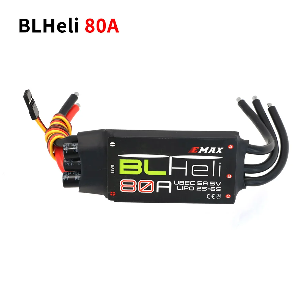 BLHeli ESC 12A -80A ตัวควบคุมความเร็วรอบแบบไร้แปรงถ่านสองทางสำหรับใบพัดใต้น้ำแบบนิวเมติกของยานพาหนะควบคุมระยะไกล