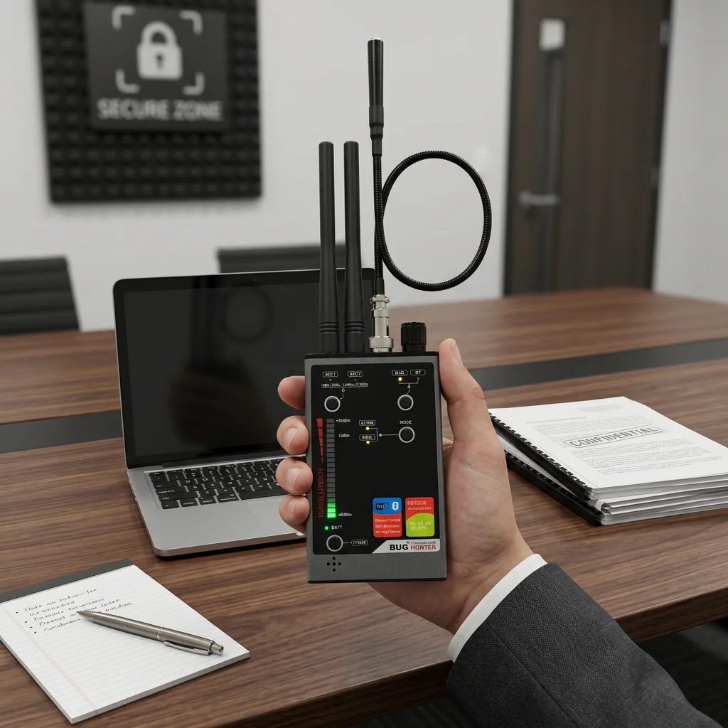 VS80 Digital RF Bug Hunter Detector 1MHz‑12GHz AI TSCM Signal Scanner Hidden Spy Bug GPS WiFi Bluetooth 2.4G 5.8G 4G 5G Gadgets