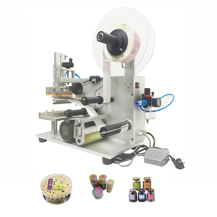 Flat Surface Labeling Machine Square Bottle Labeling Equipment Glass Bottle Labeling Machine Efficient Precise Easy to Operate
