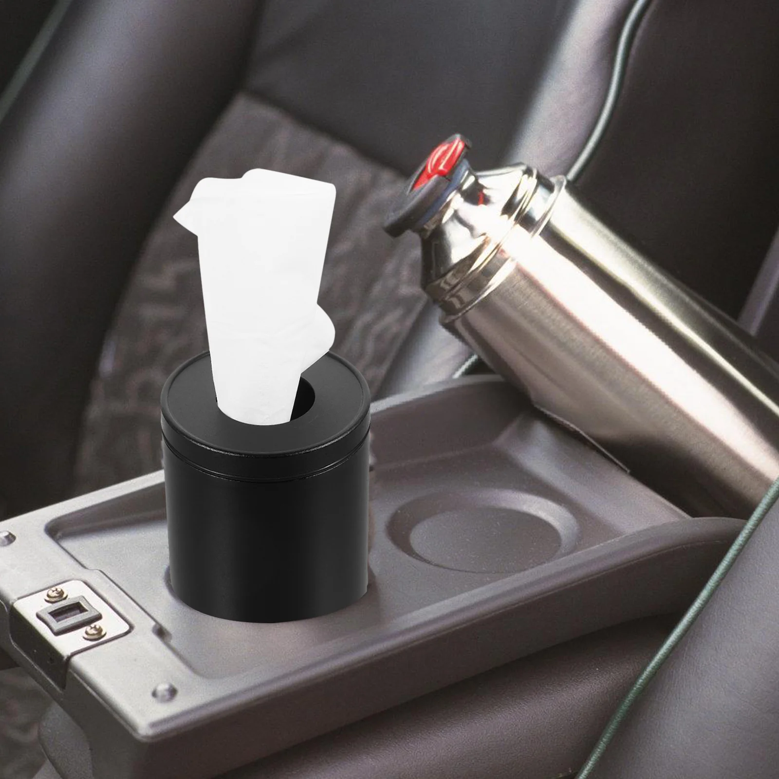 

Car Paper Tube Case of Towels Tissues Holder Supplies Cup for Round Personality Rack Stand Holders Aluminum Alloy Hand Travel