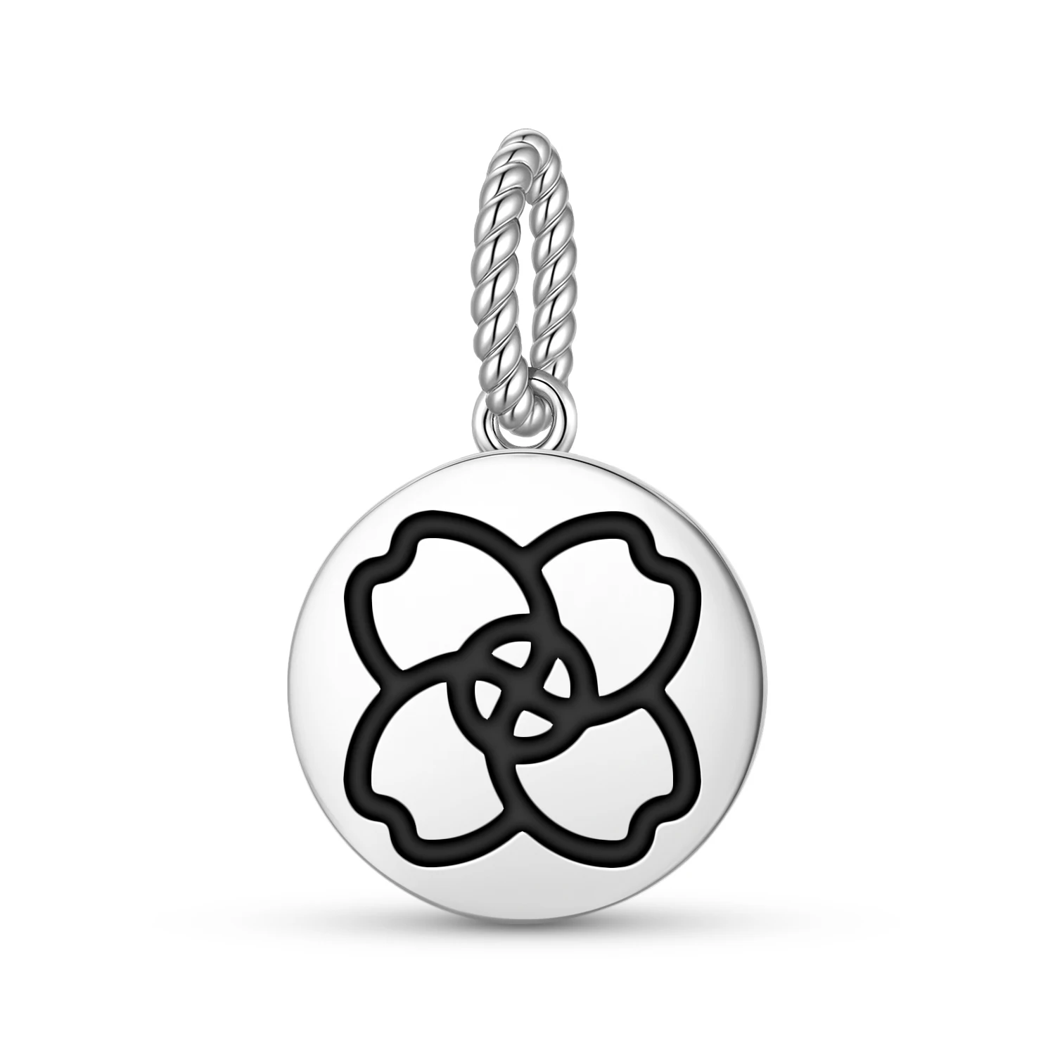 

Sacred Geometry The Syringa Bush 925 Sterling Silver Charm Bead DIY Pendant Charm Fits Original Bracelet Jewelry Gift