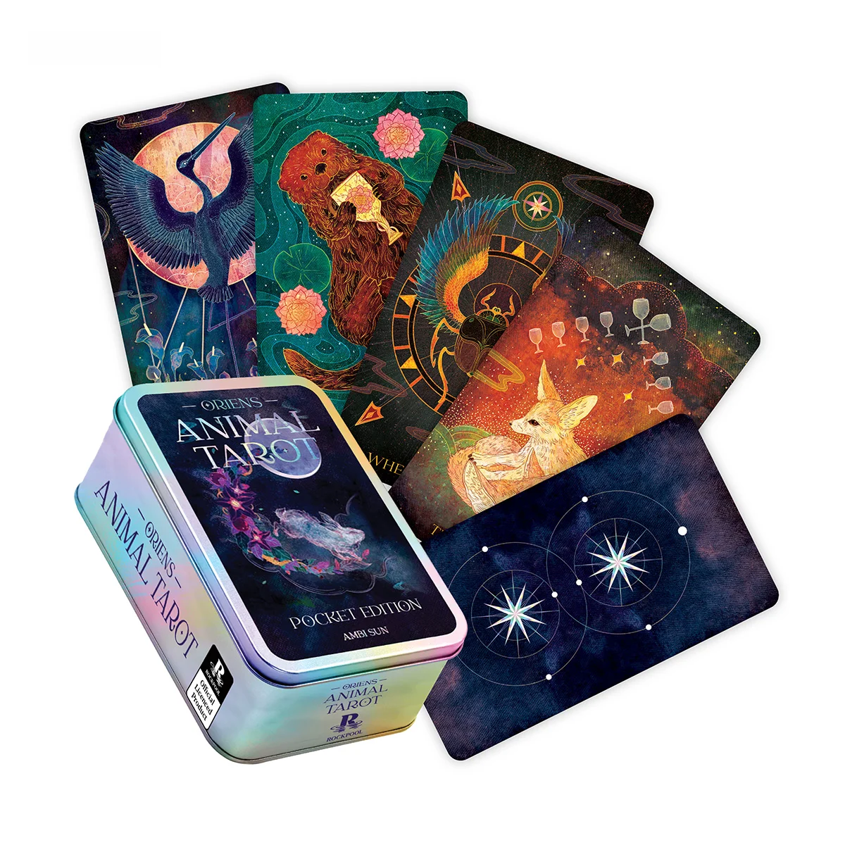 juego-de-cartas-del-tarot-de-animales-de-oriens-edicion-en-caja-de-hierro-marca-rockpool-juego-de-mesa-para-5-jugadores-nivel-principiante