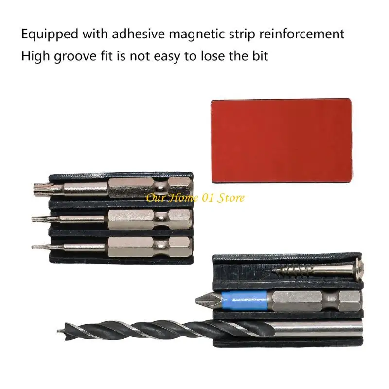 M4YC Drill Bit Holder for Impacts Driver Drill Bit Organizers, Suitable for Electricians, Constructions