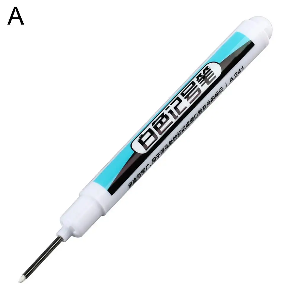 0.7/1.0/2.5MM White Permanent Marker Pens Paint Markers For Wood Rock Plastic Leather Glass Stone Metal Art Supplies