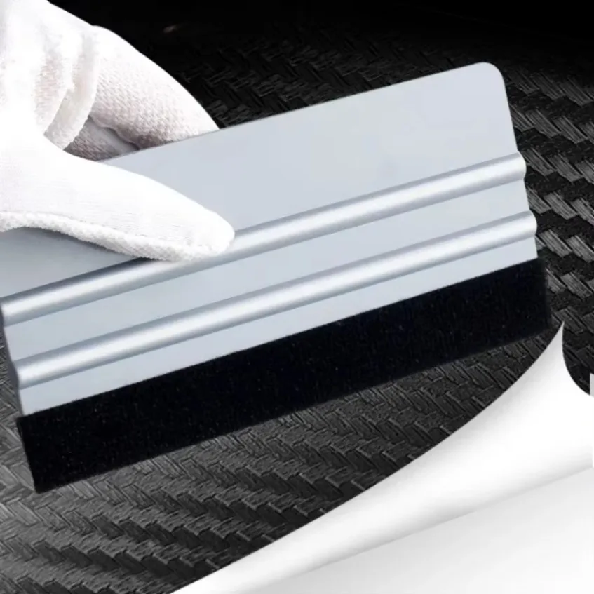 Car Clean Vinyl Wrap Felt Squeegee Carbon Film Stickers Decals Wallpaper Applicator Window Tinting Tool Wiper Scraper 1Pc
