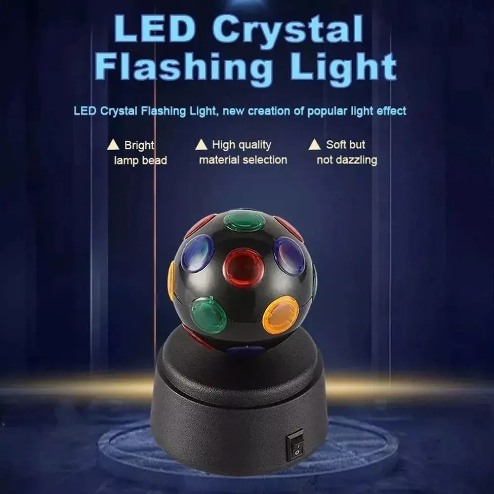 

New Creative Stage Spotlight Party Gift Stage Light Decorative Light Plastic Disco Ball Magic Effect Lamp