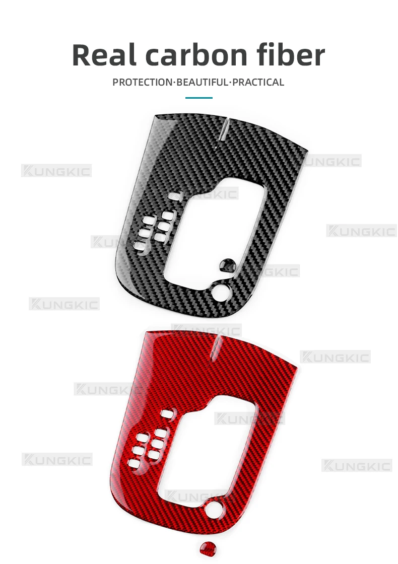 Für Renault Fluence 2009 2010 2011 2012 2013 2014 Echte Weiche Carbonfaser-Aufkleber LHD Automatikgetriebe Schaltpanel-Verkleidung – Detail 3
