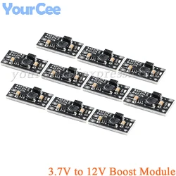 10PCS/1PC Mini DC-DC 3.7V to 12V Boost Step Up Converter Board Power Module Voltage Regulator PCB Board Lithium Battery Booster