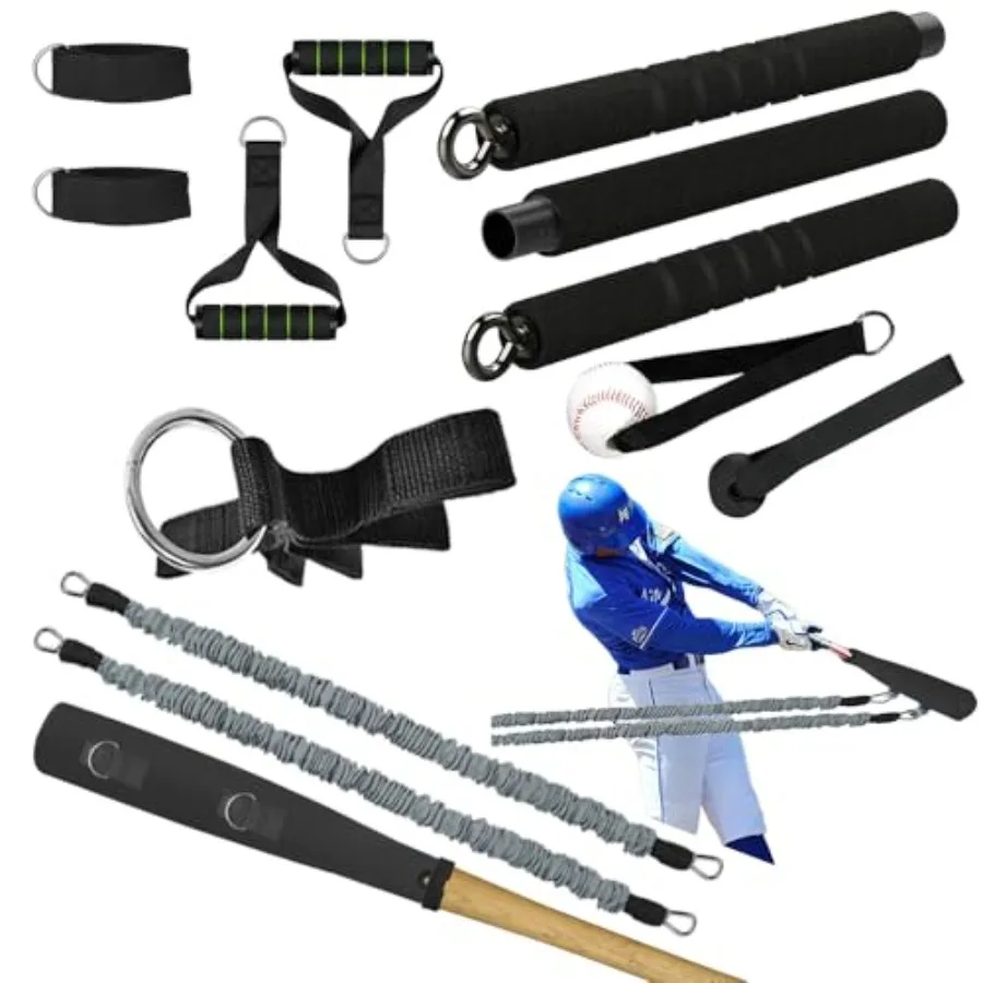

Baseball Resistance TrainerTraining Aid for Baseball Softball Pitchers Interchangeable Grips to Build Arm Strength Arm Bands fo