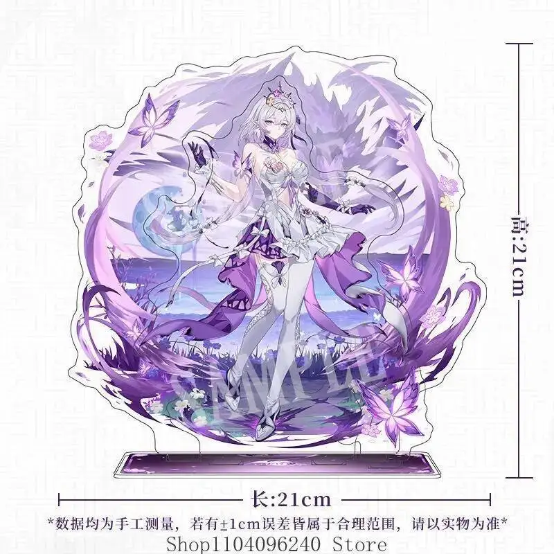Anime GAME Game Honkai: Star Rail Castorice Anime Figure Acrylic Stand Model Plate Desk Decor Standing Sign Desktop Fans 21Cm