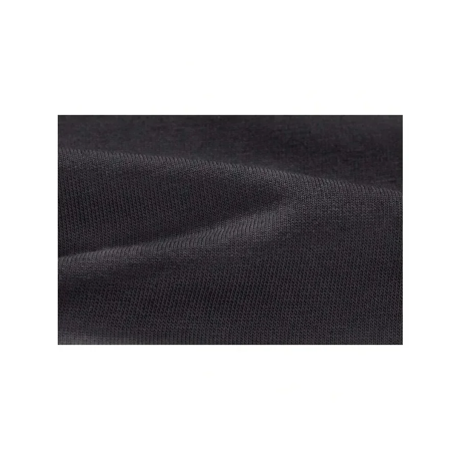 Schwarz-Gelb Bedrucktes T-Shirt Wu-Tang Clan Retro Distressed Logo Lässiges Hip-Hop Baumwoll-Tee – Detail 5