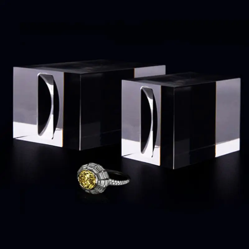 

Acrylic Ring Display Frame Transparent Jewelry Display Props Jewelry Ring Holder