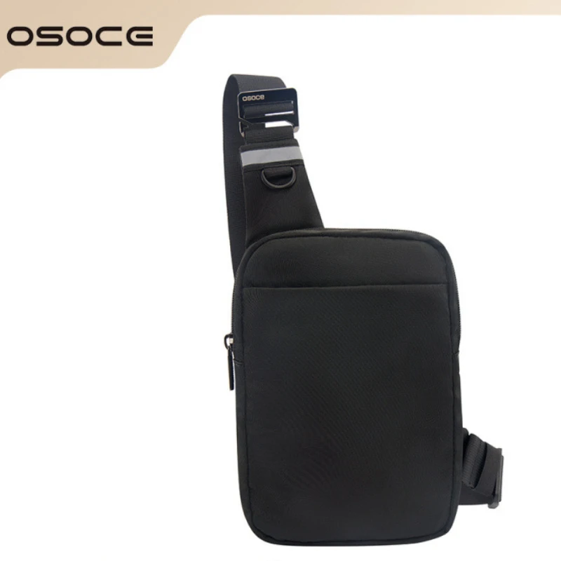 OSOCE Men's Crossbody Bag - Waterproof Chest Pack for Outdoor/Travel, RFID Blocking & Multi-Pocket