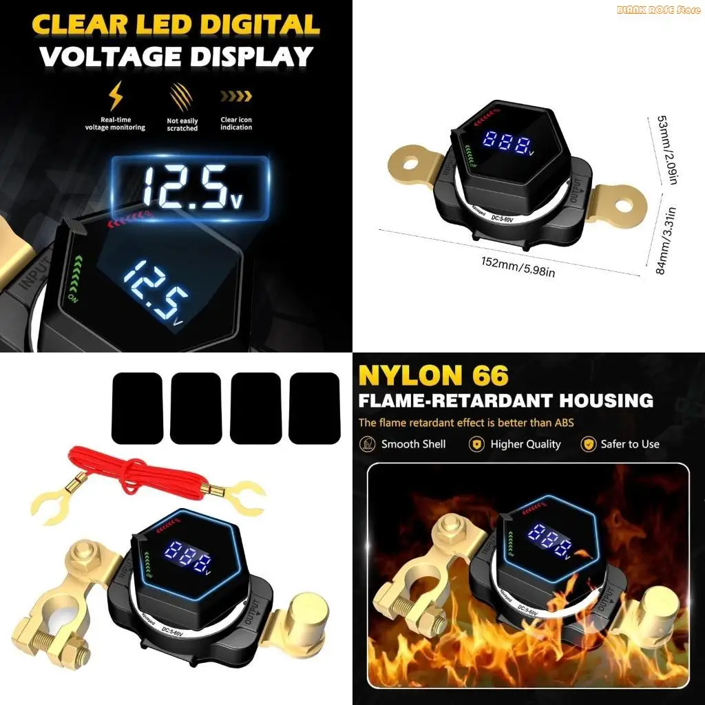 

K1AE Corrosions Resistant Battery Disconnect Switches Display For Car Truck Waterproof Battery Disconnect Switches