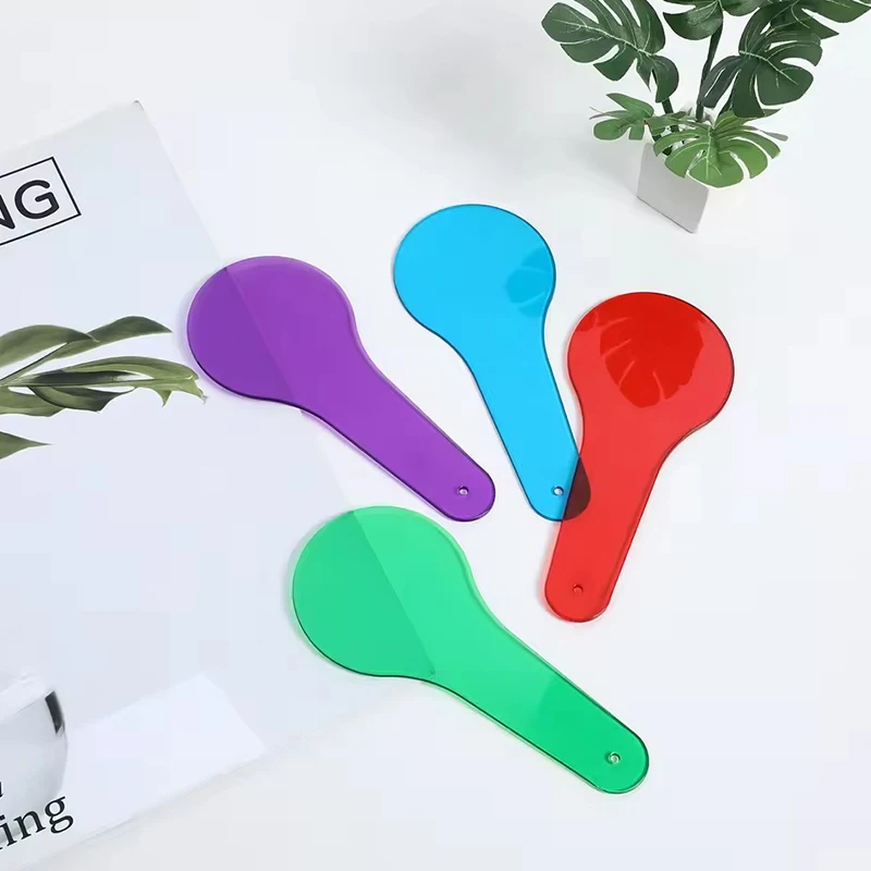 Color Paddles Filter 6PCS/Set Physical Science Observation Learning Educational Color Filter Board School Class Teaching Aid ZYF image 4
