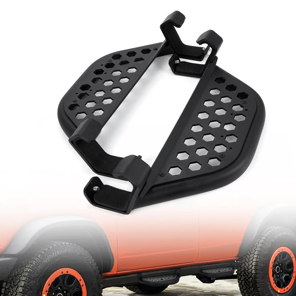 

2PCS ‌Car Side Steps Truck Running Board Side Bar Steps Front Rear Door Steps Fit For Ford Bronco 2/4-Door Models 2021-2023