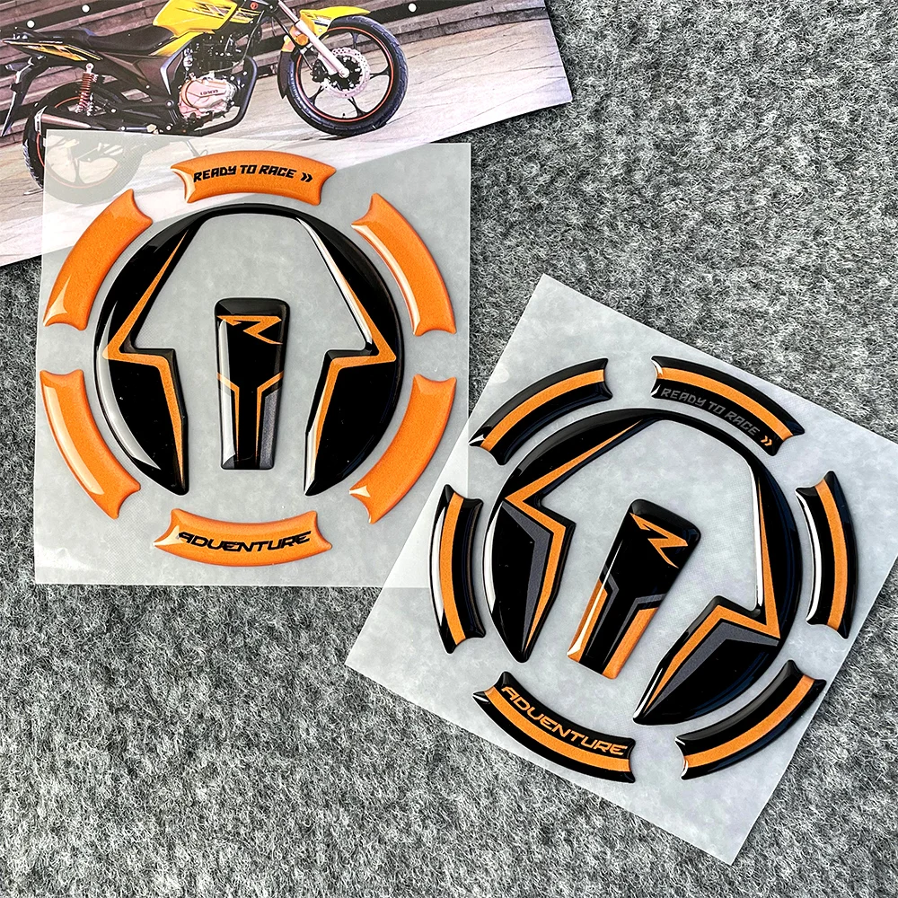 3D Reflective Resin Fuel Tank Cap Protector Sticker Motorcycle Decal Accessories for KTM 250 390 890 790 Adventure R 790 Adv R