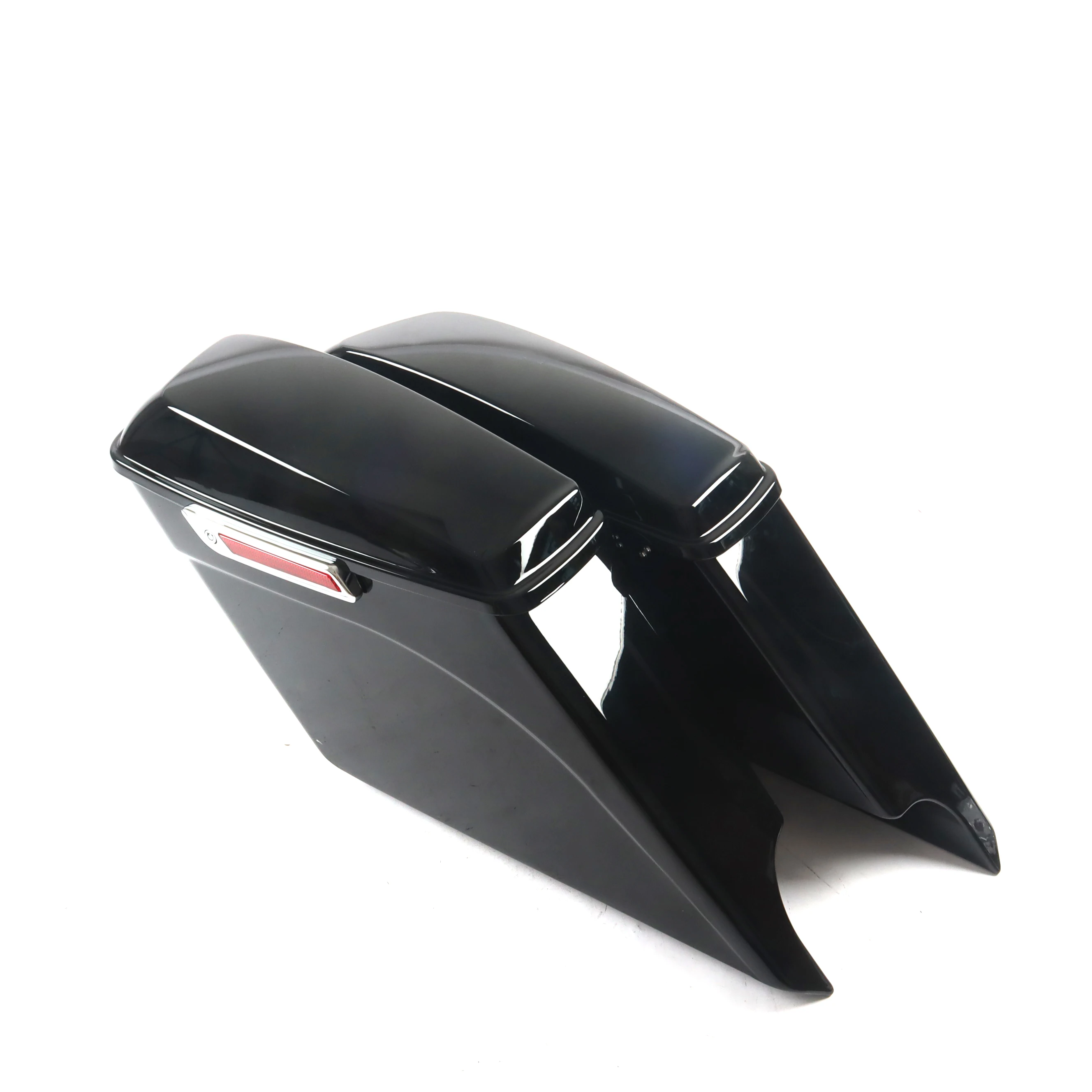 dual blocked assembly fallen angel for 2014 har.ley road glide extended saddlebag