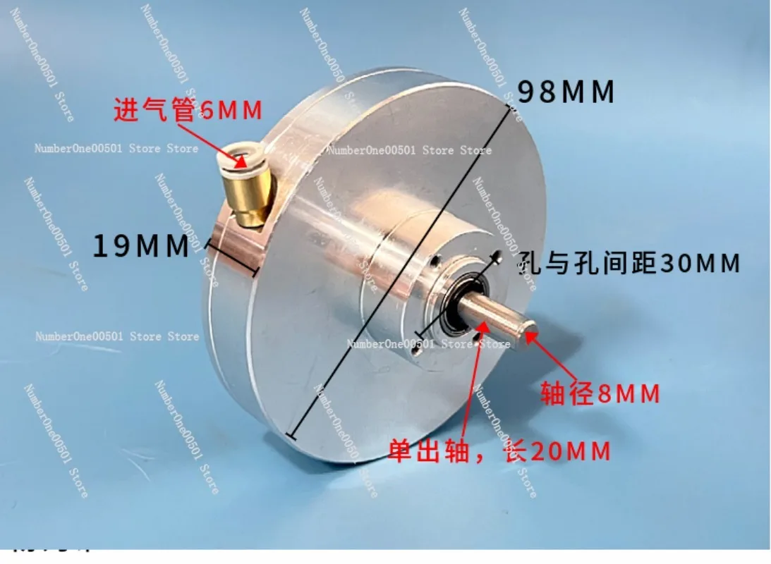6-9 Bladeless Steam Turbine High Speed Efficiency Energy Conversion Generator