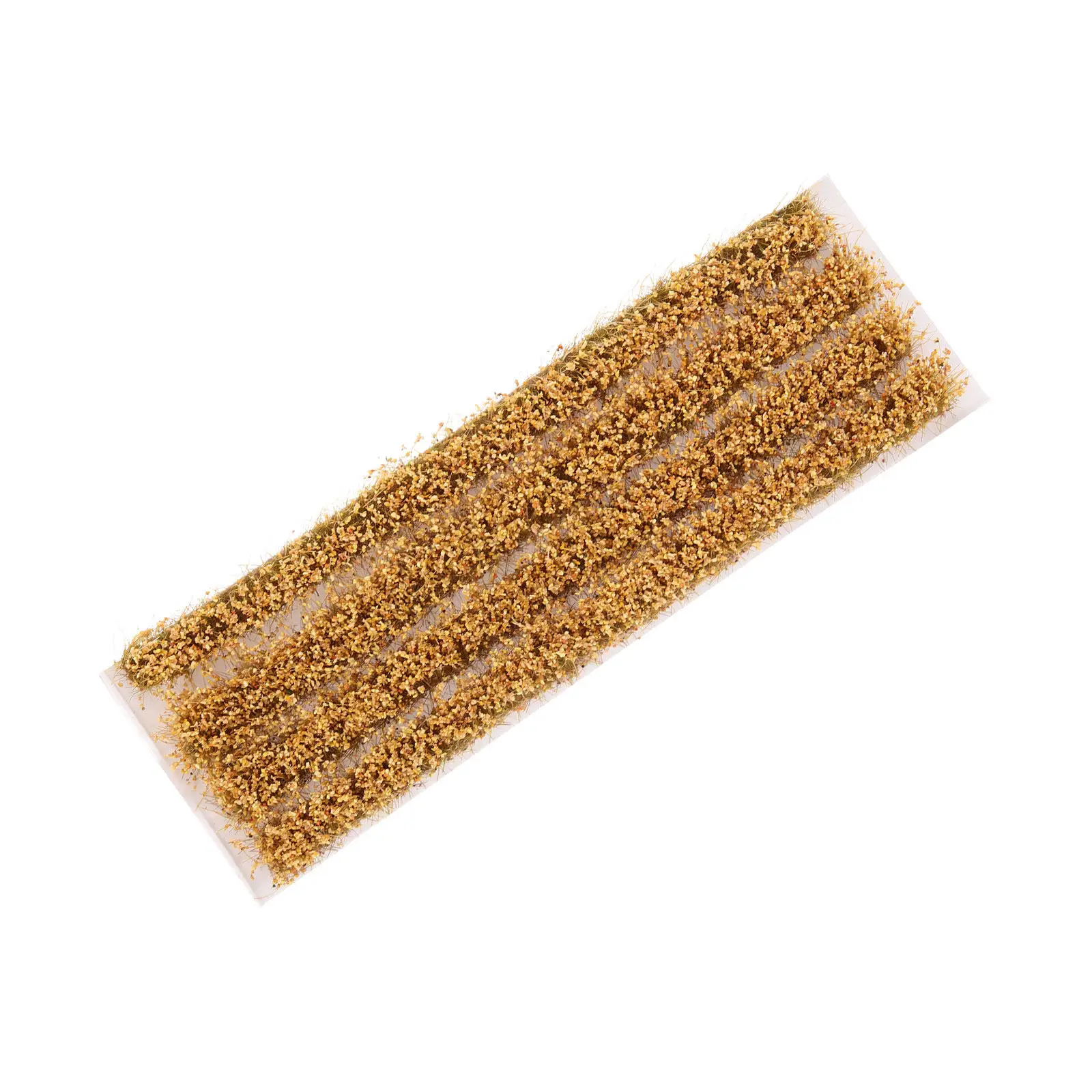 1Set Static Plastic Grass Strip Simulation Wheat Landscape Decor Miniature Sand Table Artificial Grass for 187 Scale Diorama
