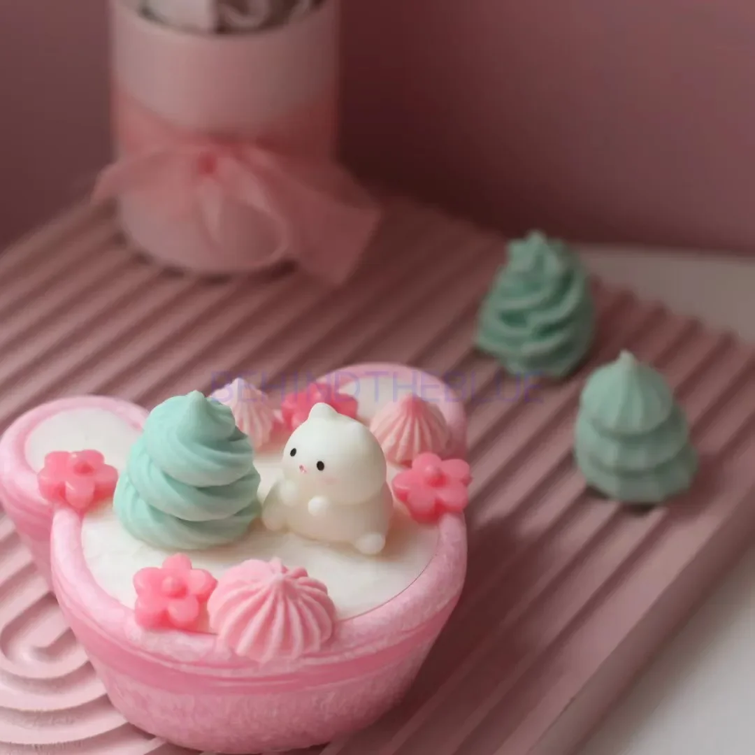 Cute Dog Silicone Mould Candle Mold for Candle Making DIY Chocolate Fondant Cake Molds Food Grade - Image 3