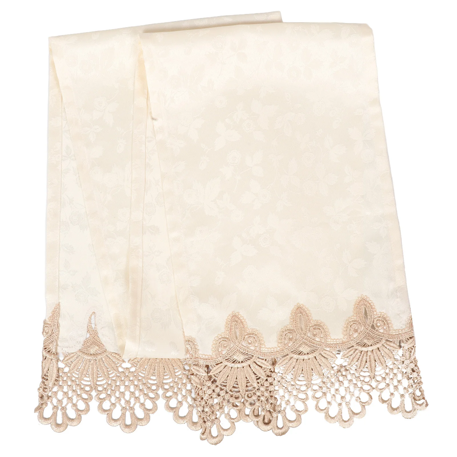 

Elegant Soft Fabric Beige Piano Keyboard Cover Dustproof Stain Resistant for Electronic Piano Keyboard Accessories