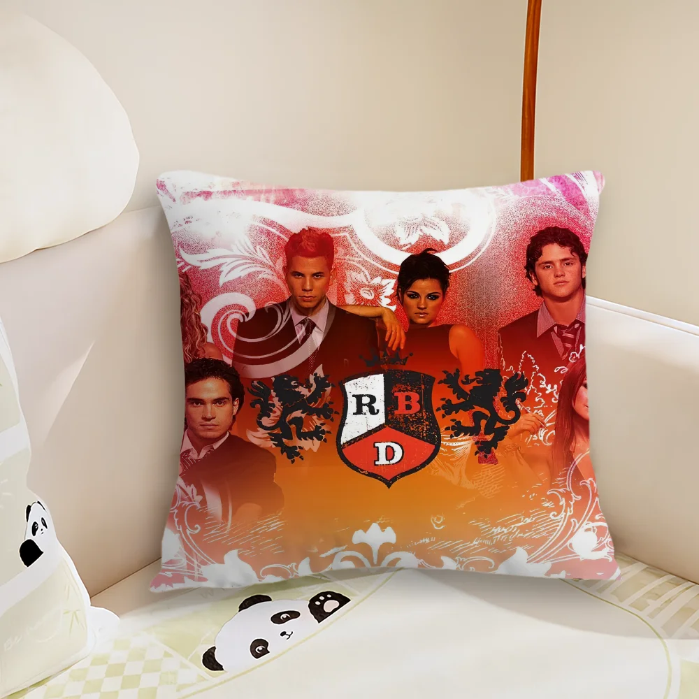Band R-RBD Rebelde Pillow Case Living Room Sofa Cushion Cover Suitable For Home Bedroom Room Decoration