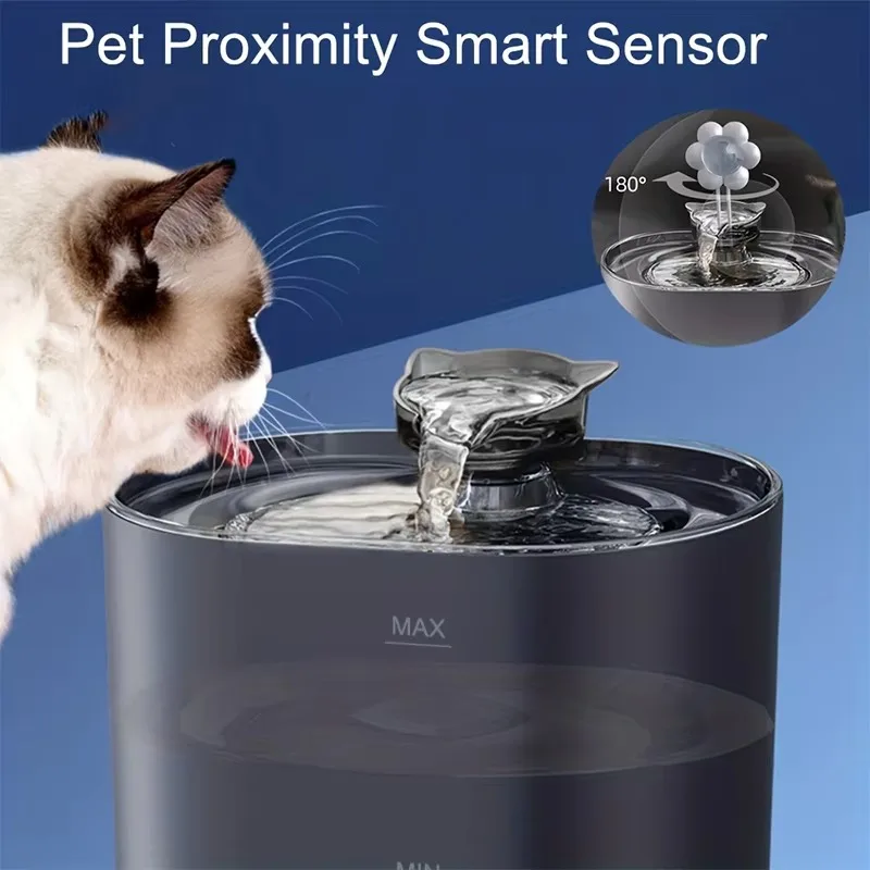 FurStarCat Fountain Pets Water Fountain Cats Dispenser Auto Filter USB Electric Mute Cat Drinker Bowl Recirculate Filtring Drink