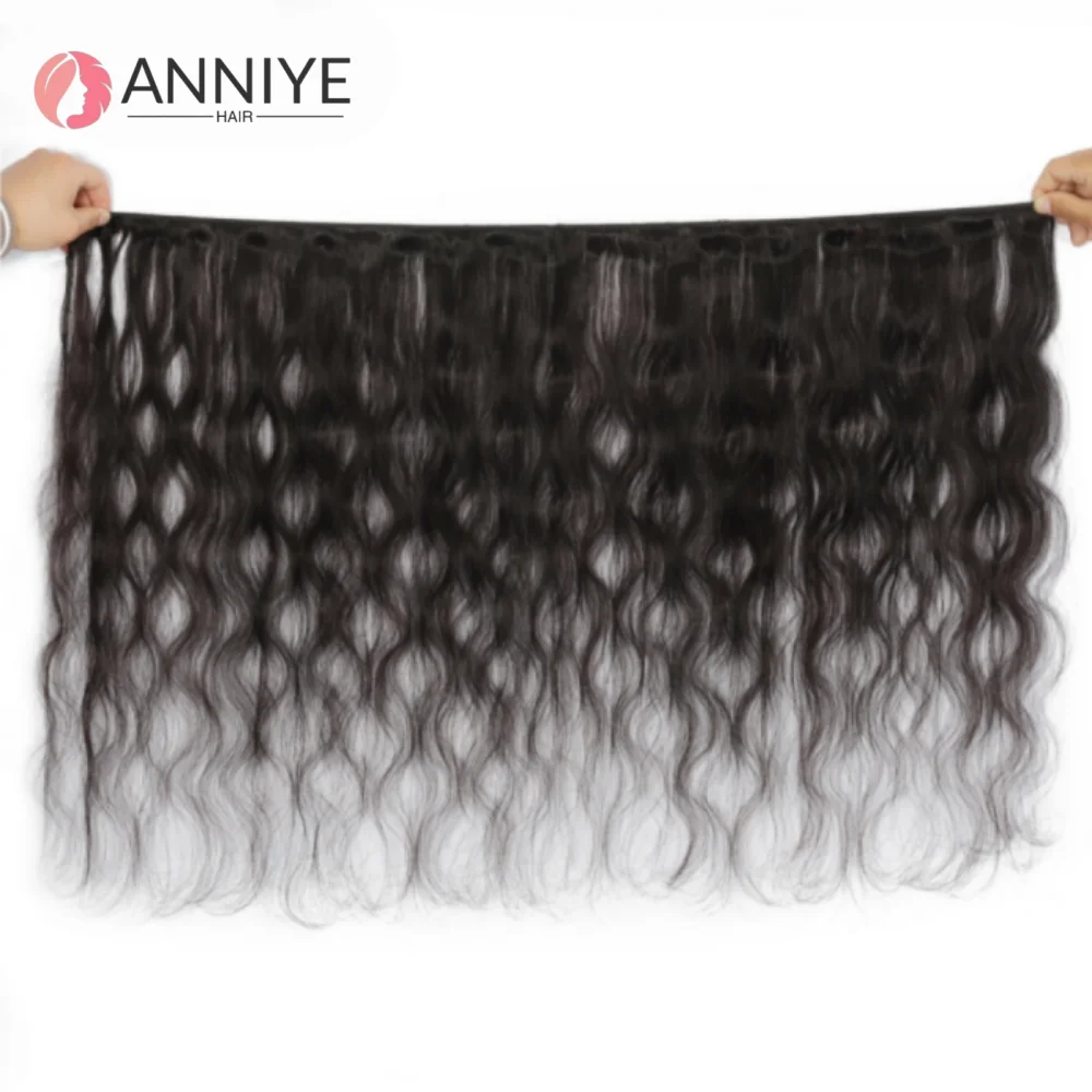 Paquets de vague de corps avec fermeture 4x4 tissage de cheveux 3 paquets avec fermeture à lacets 100% Extensions de cheveux humains avec fermeture à lacets