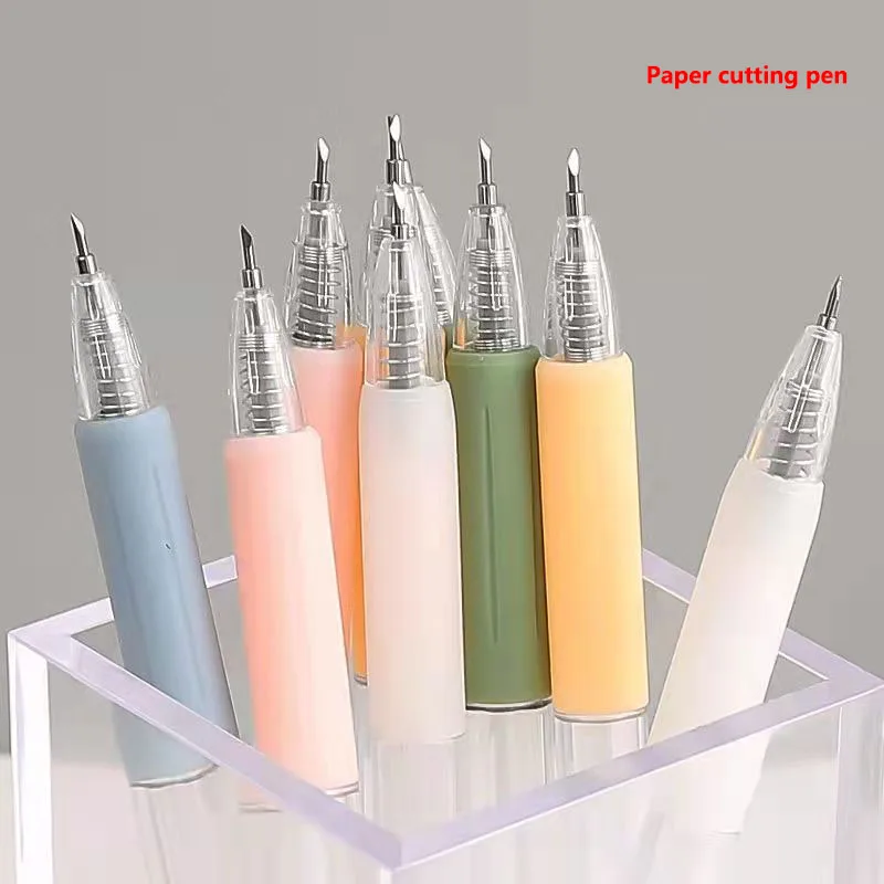 Morandi Utility Knife Student Scrapbooking Paper Cutter Craft Carving Tool Multi Function Cutting Tool for Unboxing