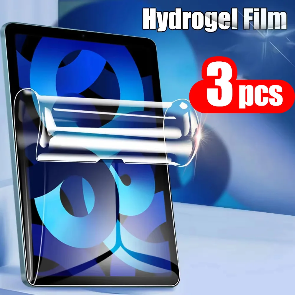 

Гидрогелевая пленка для iPad Pro 11, 12.9, 13, 2024, 2018, 10th, 10.9, 11, 2020, 2022, Pro 10.5, 9.7, Air 13, 11, 4, 5, 10.9, 1, 2, Mini 6, 2, 3, 5, 4, 1 (3 шт.)
