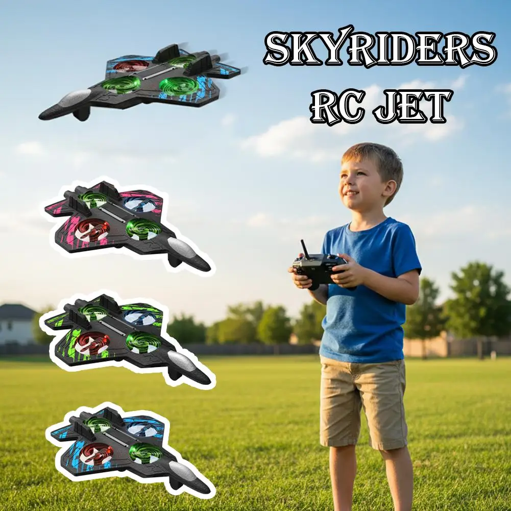 2.4GHz RC Plane – EPP Foam Combat Aircraft, 360° Flip, Electric Remote Control, Kids Holiday Gift