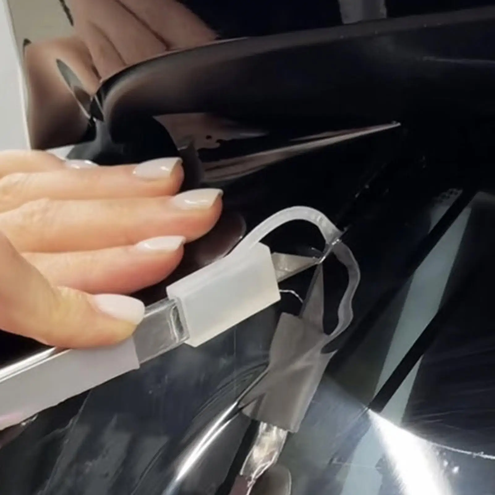 1pcs Window Tint Tool Cutter Guide Precise Film Cutting Car Wrap Protective Spacer Window Film Installation Accessories